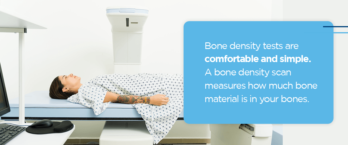 Myth #4: An osteoporosis test is painful 